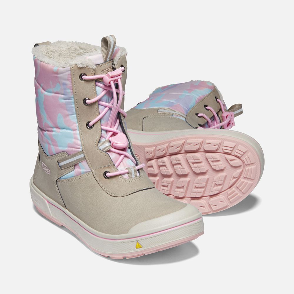 Keen Laarzen Kinderen Beige/Roze - Kelsa Waterproof - 65302-LNXW